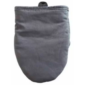 Caja de 10 Guantes toma olla corto - tela 100% algodón y silicona antideslizante