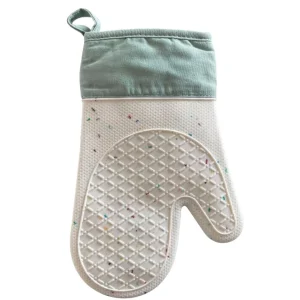 Caja de 10 Guantes toma olla silicona colores - poliester y cubierta silicona
