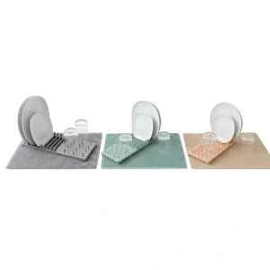 Caja surtida de Set Escurridor + Paño Secaplatos 100% microfibra