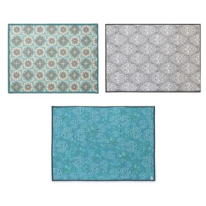 Caja surtida de 48 de Paños secaplatos reversible acolchado, 100% microfibra